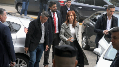 AUDIO: Cristina Fernández asiste a la segunda audiencia del juicio
