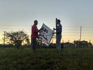 Terminó tercero en Malagueño y salió a limpiar las calles