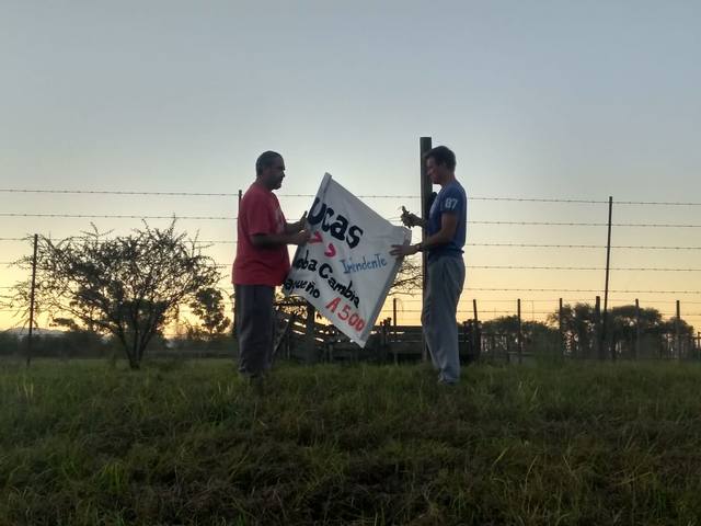 Terminó tercero en Malagueño y salió a limpiar las calles