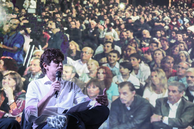 El diputado nacional habló ante numerosos dirigentes.