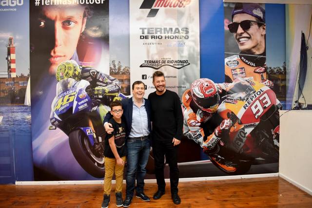 Tinelli visitó Termas de Río Hondo con el gobernador Zamora