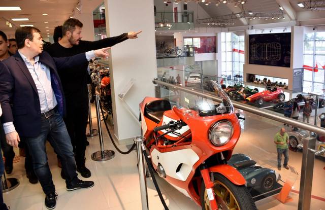 Tinelli visitó Termas de Río Hondo con el gobernador Zamora