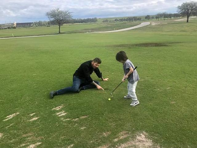 Tinelli visitó Termas de Río Hondo con el gobernador Zamora