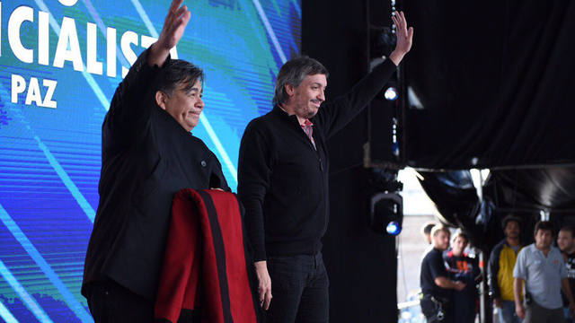 FOTO: Máximo Kirchner arengó a pedir por la candidatura de CFK
