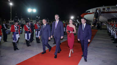 Los reyes de España llegaron a la ciudad de Córdoba