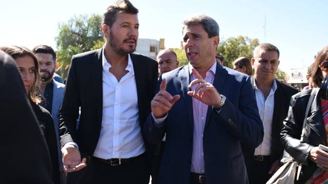 FOTO: Tinelli se reunió con Uñac y alimenta su futuro político