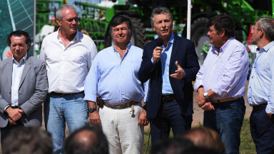 AUDIO: Macri anunció créditos para compra de maquinaria agrícola