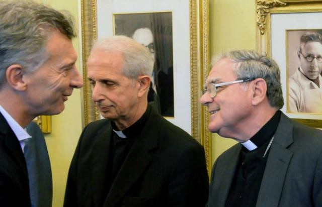 FOTO: Macri se reunirá con la cúpula de la Iglesia el jueves