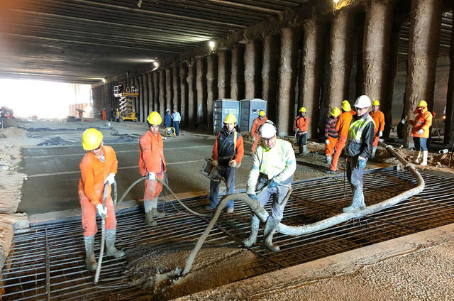 Schiaretti supervisó desagües de la obra de Circunvalación