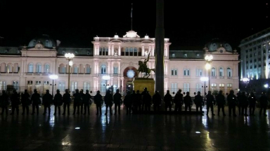 Cuatro detenidos tras la manifestación en Plaza de Mayo