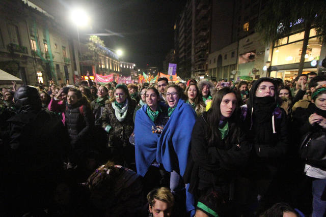 Las imágenes que dejó el rechazo al aborto