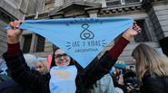Las imágenes que dejó el rechazo al aborto