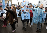 Marchas en todo el país a favor y en contra del aborto