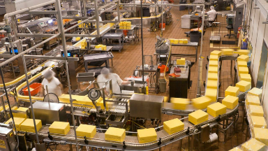 Fuerte caída de la producción industrial: 8,1% en junio