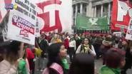Marchas a favor y en contra del aborto legal