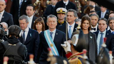 AUDIO: Macri fue al Tedeum con su mujer y el gabinete nacional