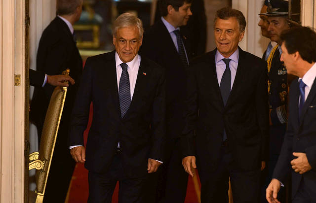 FOTO: Macri y Piñera