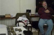Marcelo Balcedo al momento de ser detenido en Uruguay.