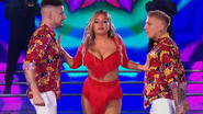 Karina y el Polaco, juntos en el Bailando y con piropos