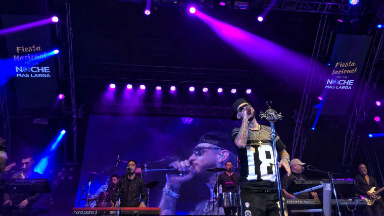 Ulises Bueno llevó el cuarteto a la Noche Más Larga