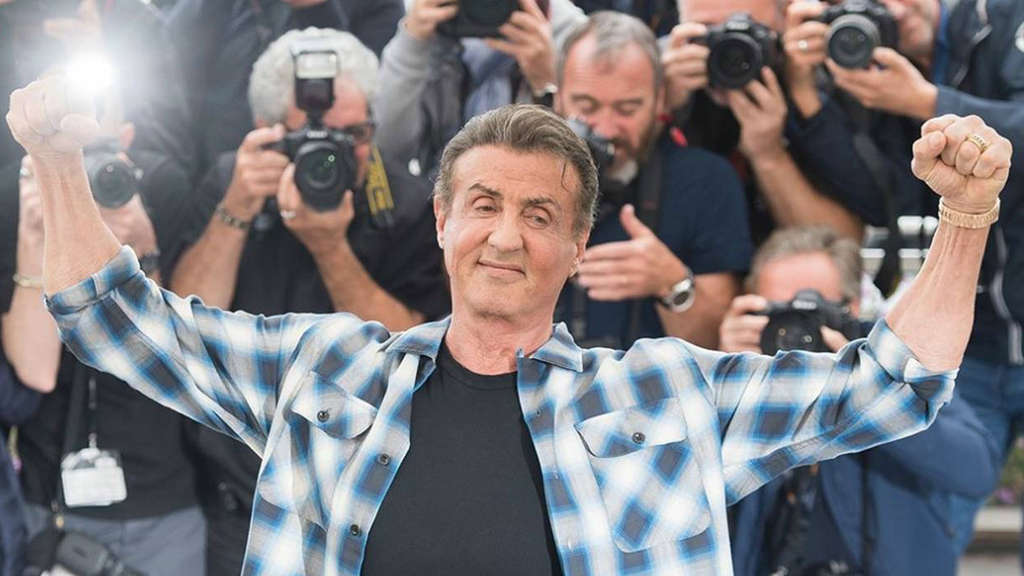 FOTO: Sylvester Stallone presentó Rambo V y sorprendió a Cannes
