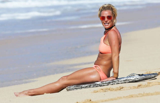 FOTO: Britney Spears desmintió rumores con una sexy rutina de yoga