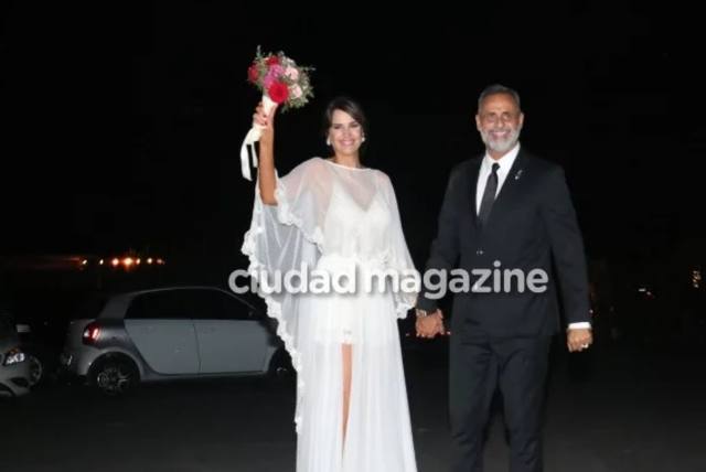 FOTO: Jorge Rial y Romina Pereiro ya son marido y mujer
