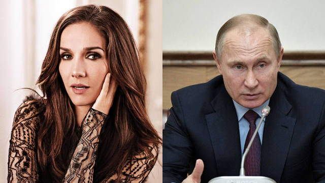 FOTO: Natalia Oreiro pidió la ciudadanía rusa a Vladimir Putin