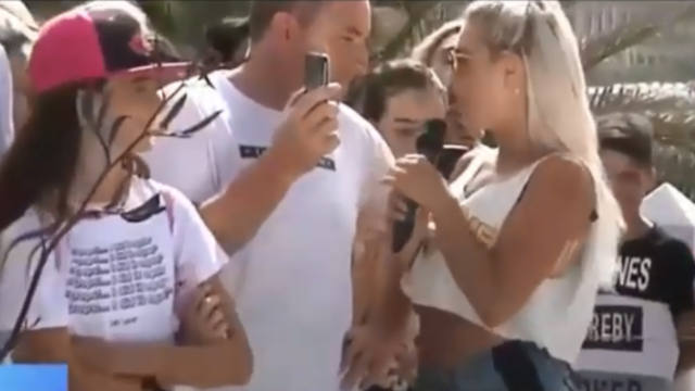Video: Sol Pérez increpó a un turista que le filmaba la cola