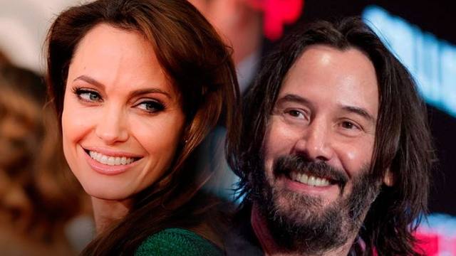FOTO: ¿Angelina Jolie y Keanu Reeves, juntos?