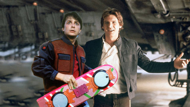 Subastan chaqueta de Han Solo y el aeropatín de Marty McFly