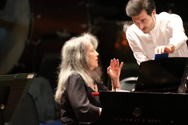 Marta Argerich se presentó a sala llena en Córdoba