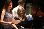 Marta Argerich se presentó a sala llena en Córdoba