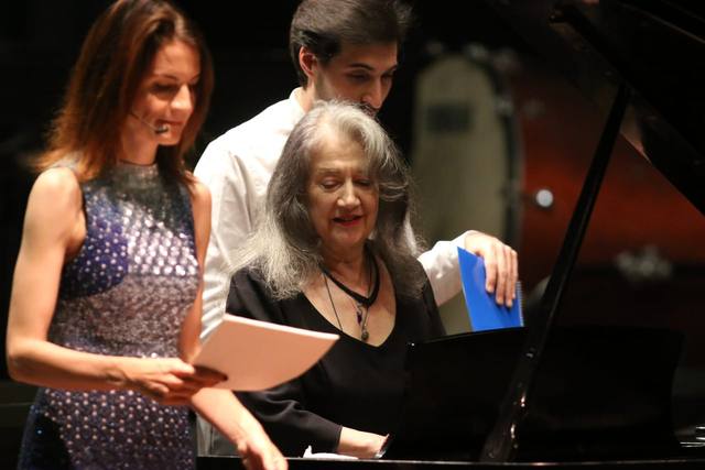 Marta Argerich se presentó a sala llena en Córdoba