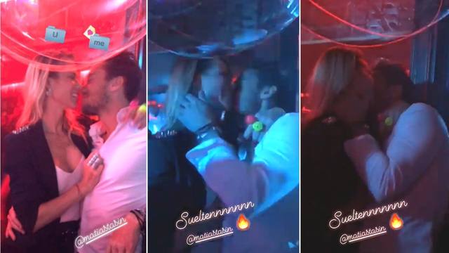 Nicole con su nuevo novio: besos y pasión en una disco