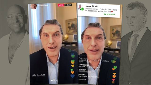 FOTO: Divertida imitación de Fredy Villarreal a Macri en Instagram