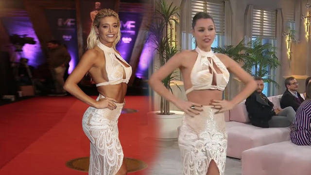 Pampita defendió el look de Sol Pérez en los Martín Fierro