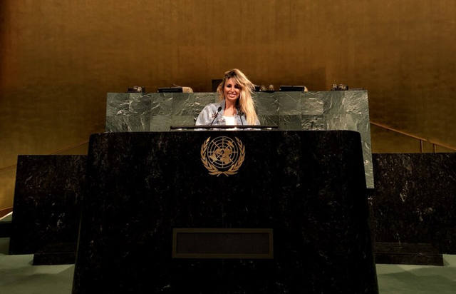 Vicky Xipolitakis lo hizo: llegó a la ONU