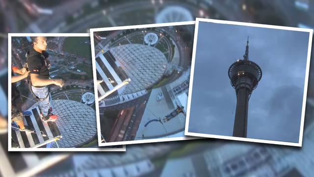 Ricardo Arjona saltó desde más de 200 metros de altura