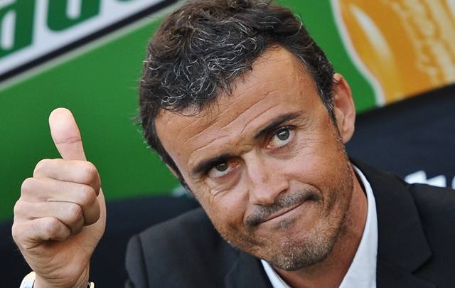 Luis Enrique se reunió con directivos del Barcelona.