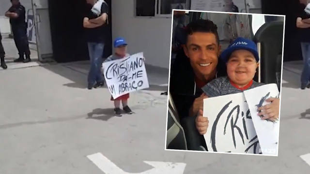 FOTO: Cristiano Ronaldo detuvo el ómnibus de Portugal por un niño