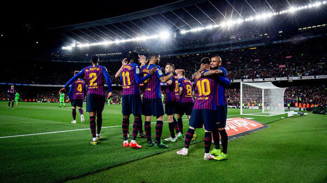FOTO: Barcelona se coronó bicampeón y va por el triplete