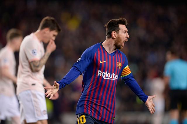 FOTO: Con dos de Messi, Barcelona goleó al United y avanzó a semis