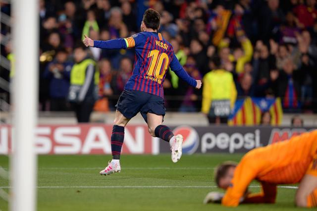 FOTO: Con dos de Messi, Barcelona goleó al United y avanzó a semis