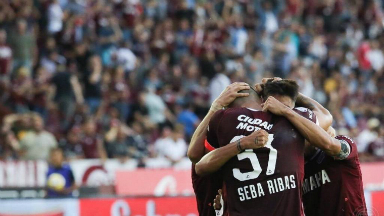 1º Gol de Lanús (Sebastián Ribas)