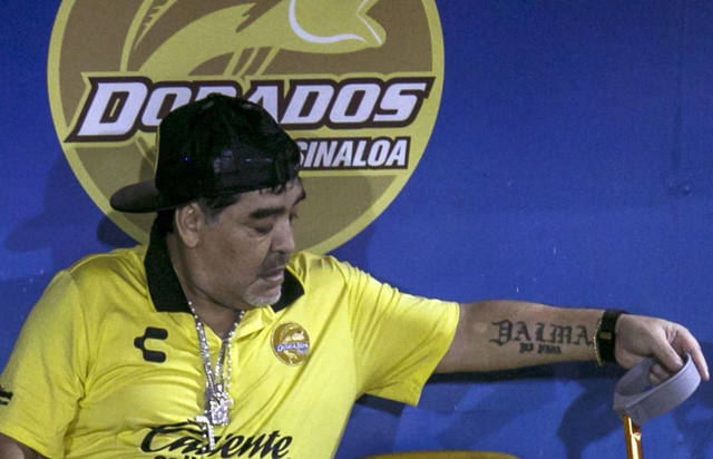 FOTO: Maradona fue sancionado tras el empate de Dorados