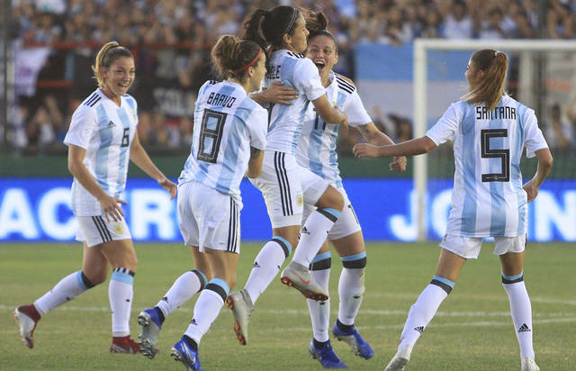 FOTO: Argentina vuelve al Mundial de fútbol femenino tras 12 años
