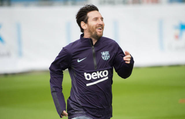FOTO: Messi volvió a los entrenamientos.