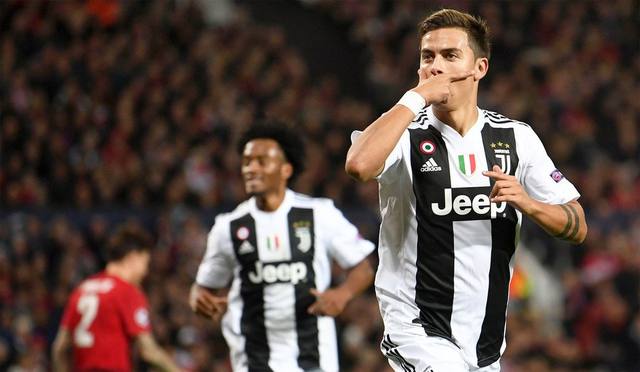 FOTO: Con gol de Dybala, Juventus venció a Manchester United