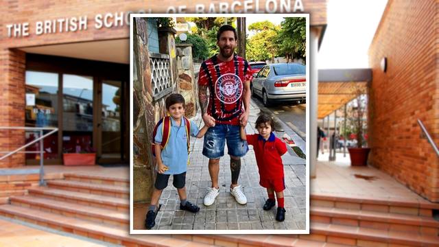 ¿Cuánto cuesta la escuela a la que van los hijos de Messi?